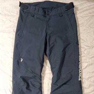 Peak Performance Rider Ski Pants Small Women's Blue Shadow
